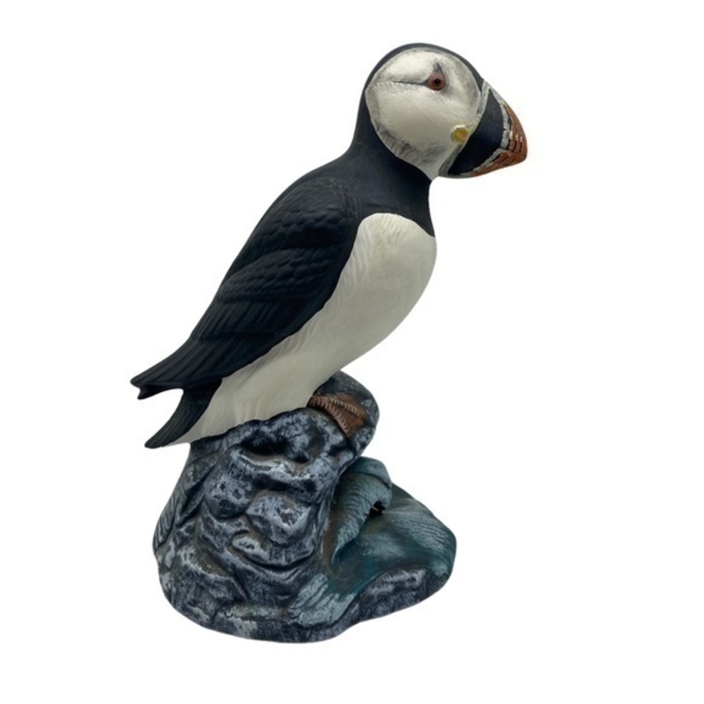 Atlantic Puffin Penquis Valley Milo, Maine Bird Porcelain Figurine